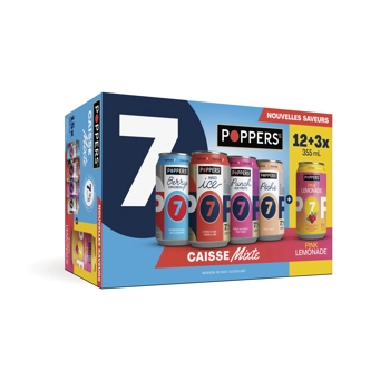 Poppers caisse mixte 15x355 mL