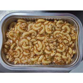 Petit plat Macaroni à la viande.