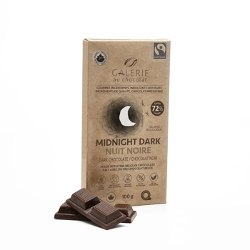 Midnight Dark Chocolate 72% Bar
