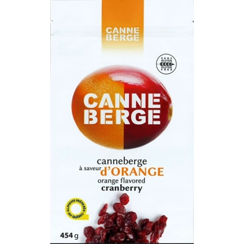 Canneberges séchées à l'orange