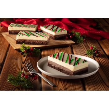 Christmas chocolate duet sheet cake