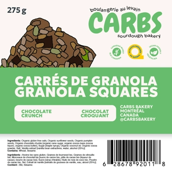 Granola Squares - Chocolate Crunch