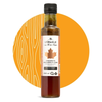 Vinaigrette Moutarde et cidre à l'érable