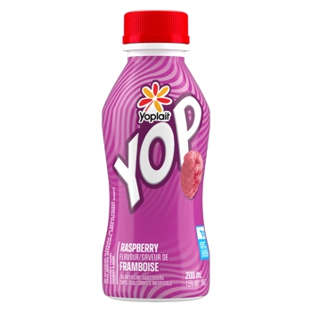 Yoplait YOP Yogourt à boire Framboise 1.5% M.G. 200ML