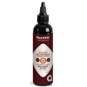 Glaçage balsamique de pomme tardive