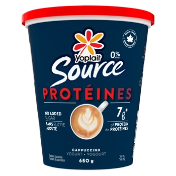 Yoplait Source Protein Yogurt Cappuccino 0% M.F. 650G