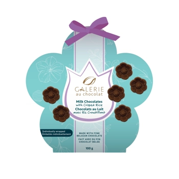 Milk Chocolates with crisped rice