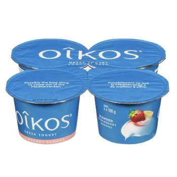 Yogourt Grec 2% - Fraises - Bananes