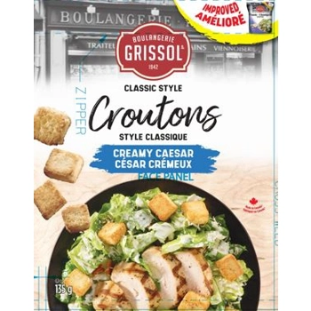 Croutons style classique césar crémeux