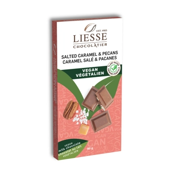 Vegan M!lk Chocolate Salted Caramel Pecan Bar