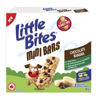 Mini Barres  pépites de chocolate et banane