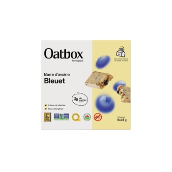 Barres d'avoine bleuet