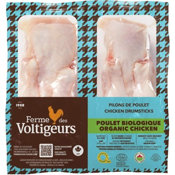Découpe de poulet- Pilons de poulet-  biologique