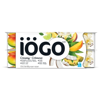 CRÉMEUX ANANAS-NOIX DE COCO-BANANE/VANILLE/CITRON-LIME/PÊCHE-MANGUE