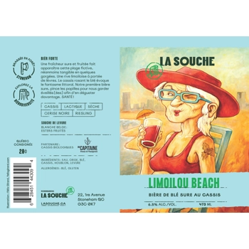 Bière sure aux cassis - Limoilou Beach