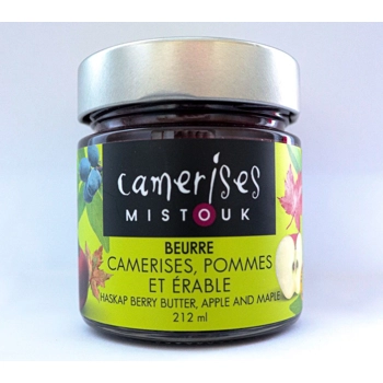 Beurre de camerises pommes et érable