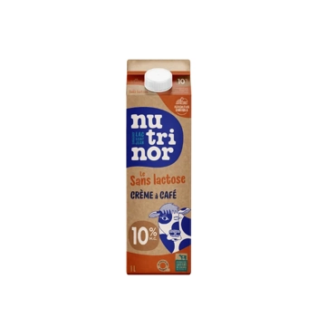 Crème sans lactose 10%.
