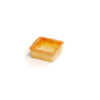 Mini square 1.5 inch pure butter sweet tart shell