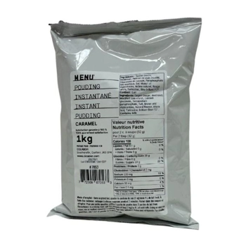 Caramel instant pudding