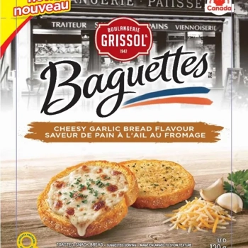 BAGUETTES AIL ET FROMAGE