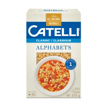 Pâtes Alphabets Catelli Classique