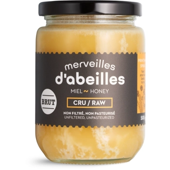 Miel de printemps brut cru non filtré