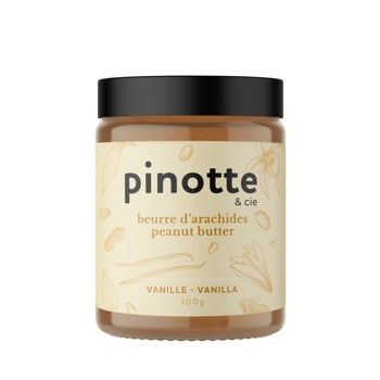 Beurre d'arachides à la vanille