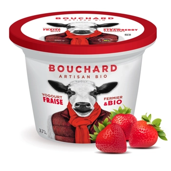 Organic and farmer - Strawberry yogurt
