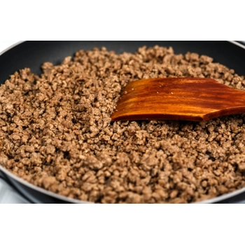 Boeuf haché extra-maigre cuit et IQF