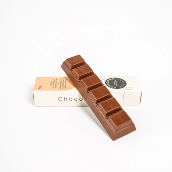 Barre de chocolat au lait à la ganache au fruit de la passion