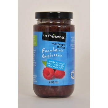 Tartinade Framboise sucré aux jus de fruits.