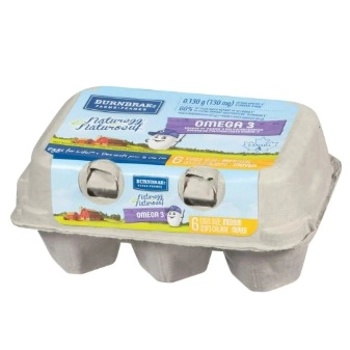 Oeufs Naturoeuf Omega-3 Moyen Blanc