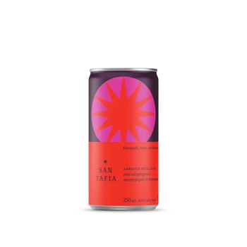 Apéritif pétillant Grenade, rose, cardamome