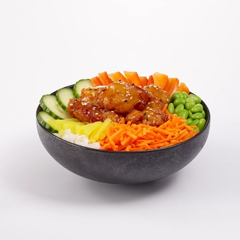 Crispy Chicken Poke Bowl