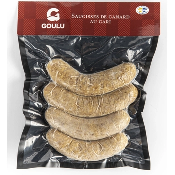 Saucisse de canard au cari