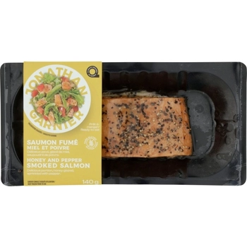 Saumon fumé miel et poivre