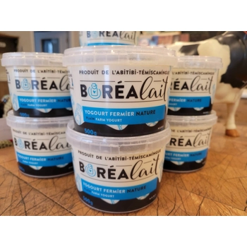 Plain farm yogurt