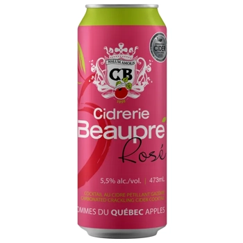 Cidre de pommes rosé