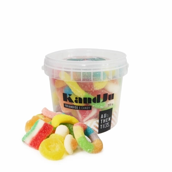 Sanded candy mix bucket