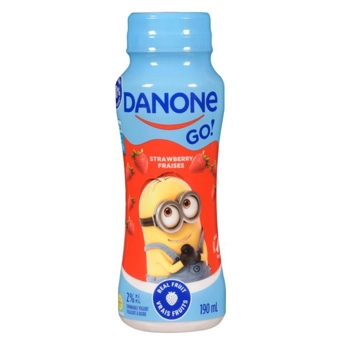 Strawberry drinkable yogurt