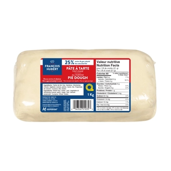 Pâte à tarte 25% moins de gras saturés 1 kg