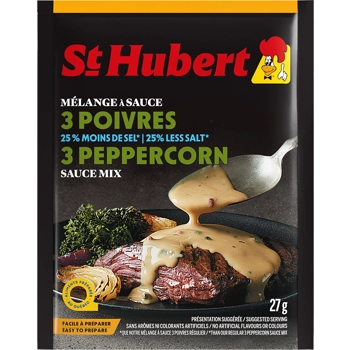 3 peppercorn gravy mix 25% less salt