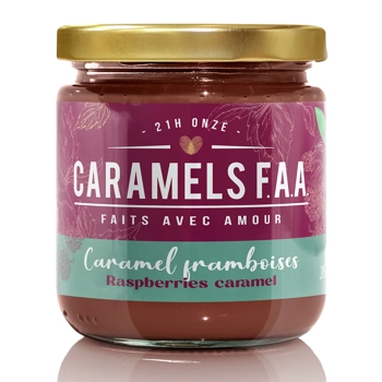 Caramel framboise