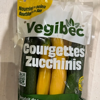 Sac de courgettes mixtes 1.5lb
