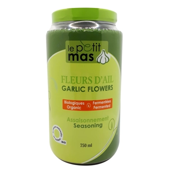 Fleurs d'ail fermentées biologiques, 750ml