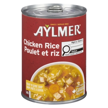 Soupe poulet et riz