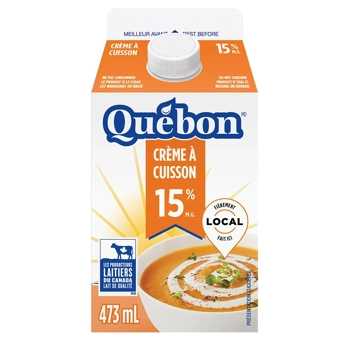 Crème à cuisson 15 % M.G.