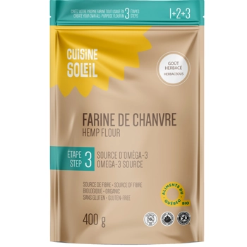 Farine de chanvre biologique