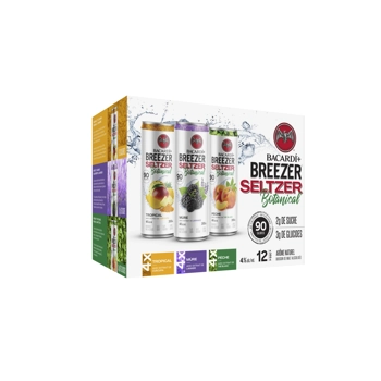 Bacardi Breezer Seltzer Botanical Caisse mixte