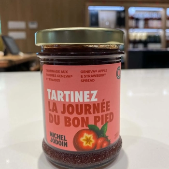 Tartinade aux pommes Geneva et fraises
